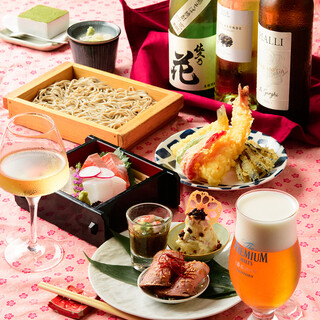 滋味溢れる旬食材をコースで満喫