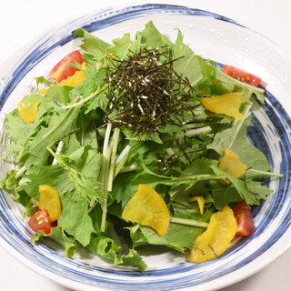 Kajiya bunzou - 水菜のハリハリサラダ
