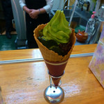 玉露軒 - 清須ワングランプリ出展商品・濃い来い抹茶わらびパフェ