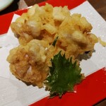 寿司と炉端焼 四季花まる - 真だちのてんぷら(980円)