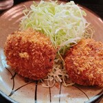 おかむら - 三元豚メンチかつ定食_¥1,020