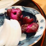 お料理ひろせ - 丁寧に漬けられた、自家製のお漬物。