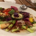 La Pacchia - 温野菜の盛り合わせ ガーリックアンチョビソースープ