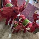 松阪牛焼肉 一升びん - クリスマスo,+:｡☆.*・+｡トナカイｻﾝ♡♡可愛い((o(｡･ω･｡)o))