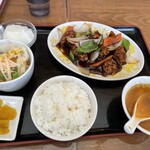 来富市場 - 日替わりの黒酢酢豚ランチ