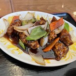 来富市場 - 日替わりの黒酢酢豚ランチ