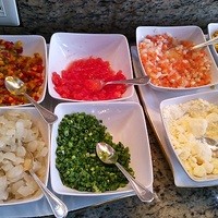 カフェトスカ - オムレツの中身をお好みでチョイス。