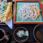 長寿庵 - 料理写真:天もりそば　1,100円