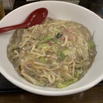 長崎ちゃんぽん 旬 - 太麺皿うどん（大盛り）　１０５０円