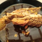 幸鮨 - くつエビのお味噌汁〜赤だし、味噌がメチャ濃厚でウマ、ウマ〜(笑)❤