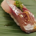 幸鮨 - 鯵〜生姜醤油ダレ〜❤