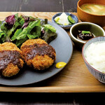 Beef tongue Croquette set meal