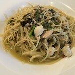 DINING FUKINOTOH あざみ野 - ツナと小柱、高菜の和風パスタ