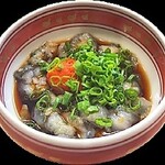 Sea cucumber ponzu sauce