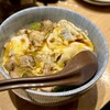 丸鶏料理と濃厚水炊き鍋 鳥肌 - 極上親子丼