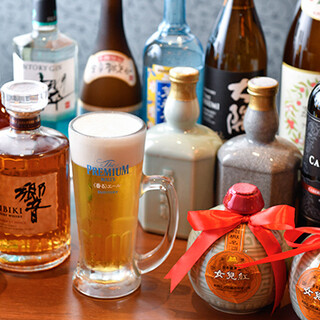 We have an extensive drink menu, including Shaoxing wine and high-quality whisky!