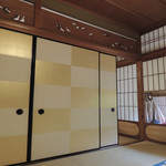 Kitcho Arashiyama - お部屋の欄間
