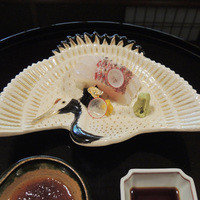 京都 吉兆 嵐山本店 - 鯛鹿の子造り