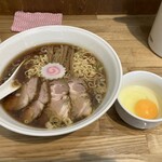 Mitaka Taishouken - チャーシュー麺 中盛　　1350円
                        生玉子　　　　　60円