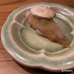 千陽 - 鮟鱇と鮟鱇の肝のにぎり