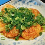 たこ焼き モダン焼き ふるちゃん - たこ焼き　ネギポン酢