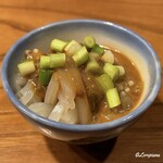 千陽 - 鯣烏賊の腑腸和え