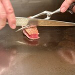 土肥亭 - 調理風景