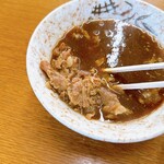 手打ちうどん なべ - 肉！