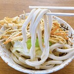 手打ちうどん なべ - 肉天つけ