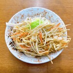 手打ちうどん なべ - 肉天つけ