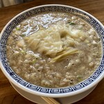 旭川中華そば 風來堂 - 雲吞背脂煮干そば＠1,150円