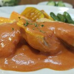 キッチン ブルー グローブ - 漁れんばかりのソース！