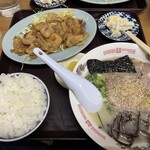 久留米ラーメン福竜軒 - 料理写真:ラーメンセット 900円