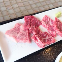 みやび 六本木店 - 『焼肉（A3）ランチ（モモ・バラの盛合せ）1200円税込』