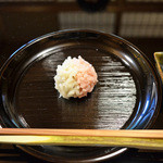 京都 吉兆 - お箸にご注目！紅白金団