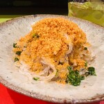 食堂とだか - カラスミの白滝ペペロンチーノ