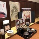 炭火焼肉 朱苑 - 卓上装備