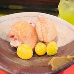 食堂とだか - とだチキ　揚げ銀杏