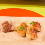 食堂とだか - ごぼう餅と鰻の蒲焼