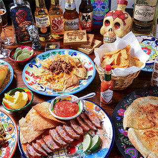 宴会・パーティーに◎自慢のメキシカン料理を揃えたコース