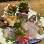 立ち呑みの さのや - 刺し盛り