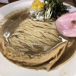 めん処 きよ洲 - ザクパツのふすま入り細麺は濃厚煮干しスープに合う！
