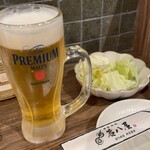 串焼酒場 若八屋 - 生ビール