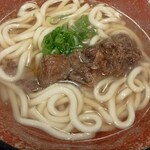 市莉樹 - 牛すじうどん。奢りでも要らない