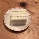 Shubou Bankara - 土佐酢漬けきゅうりサンドイッチ（お通し）