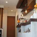 カフェ＆リラクゼーション ねこのて - カフェカウンター