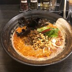 香氣 四川麺条 - 紅担担麺（木耳トッピング）