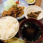家庭料理居酒屋 よってって - ♪豚肉のケチャップ炒め定食¥700
