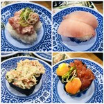 Muten Kurazushi - ♪右下のまぐろユッケ、何度食べてもヤバイっす！