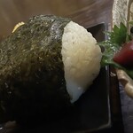 焼きもの家 慶 - 〆は太っちょのシャケオニ^_^。